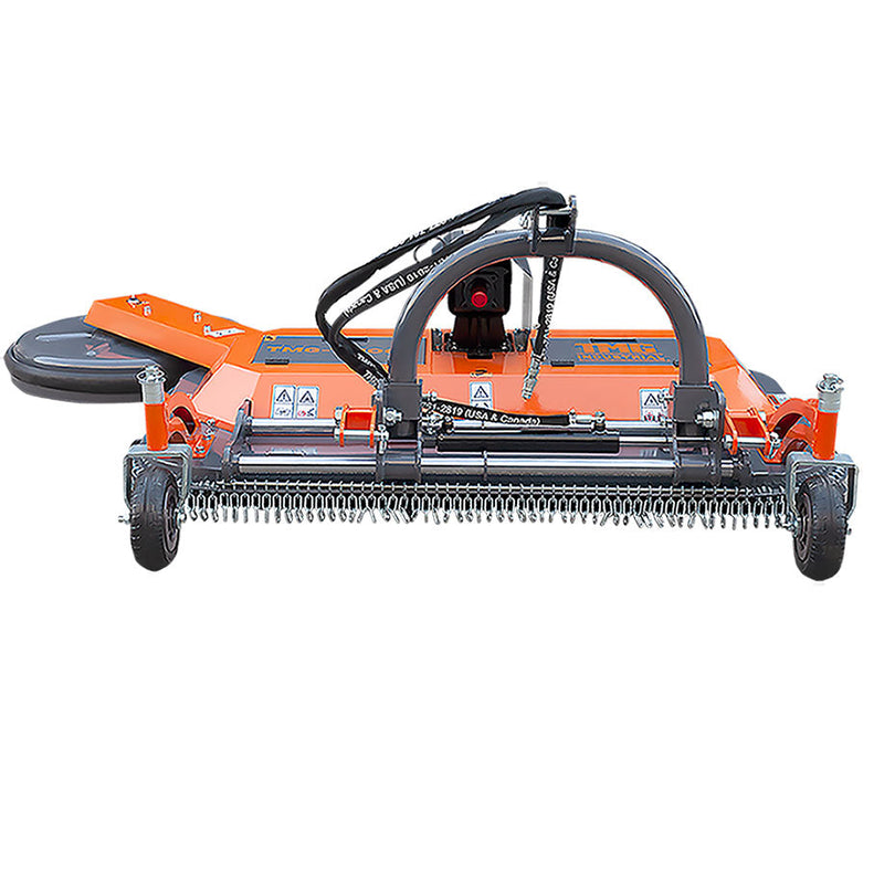 TMG Industrial 60” Offset Orchard Finishing Weeding Mower w/Swivel-Arm Disc Device, 3-Point Hitch, TMG-TMO60