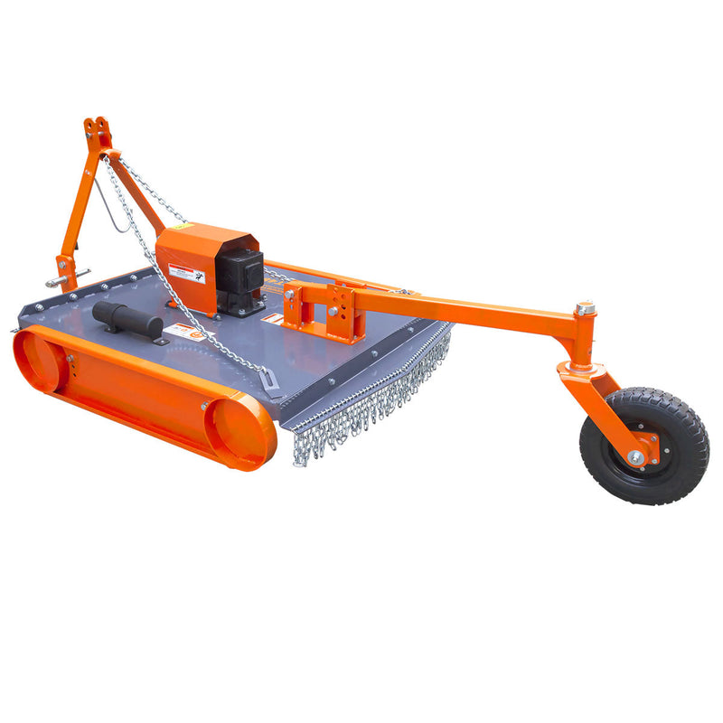 TMG Industrial 48” 3-Point Hitch Slasher Topper Mower, Category 1 & 2, PTO shaft included, TMG-TST48