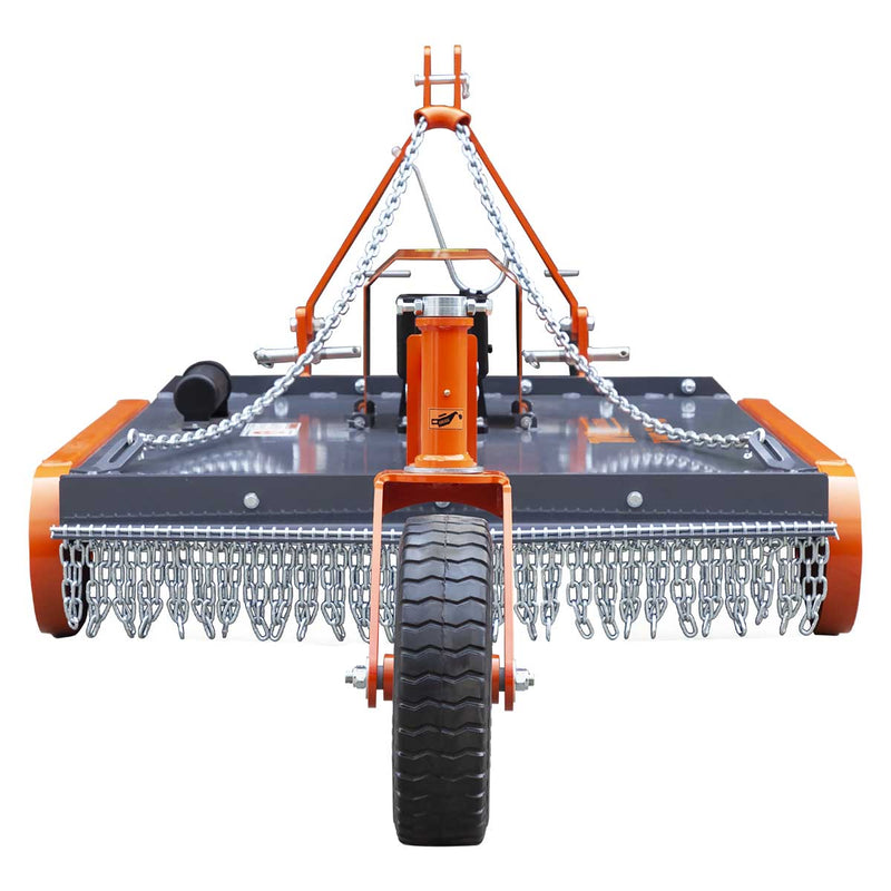 TMG Industrial 48” 3-Point Hitch Slasher Topper Mower, Category 1 & 2, PTO shaft included, TMG-TST48