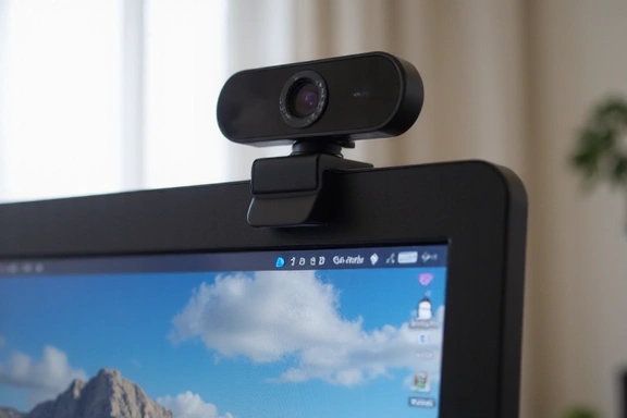 Webcam ProStream 1080p - En action sur un moniteur